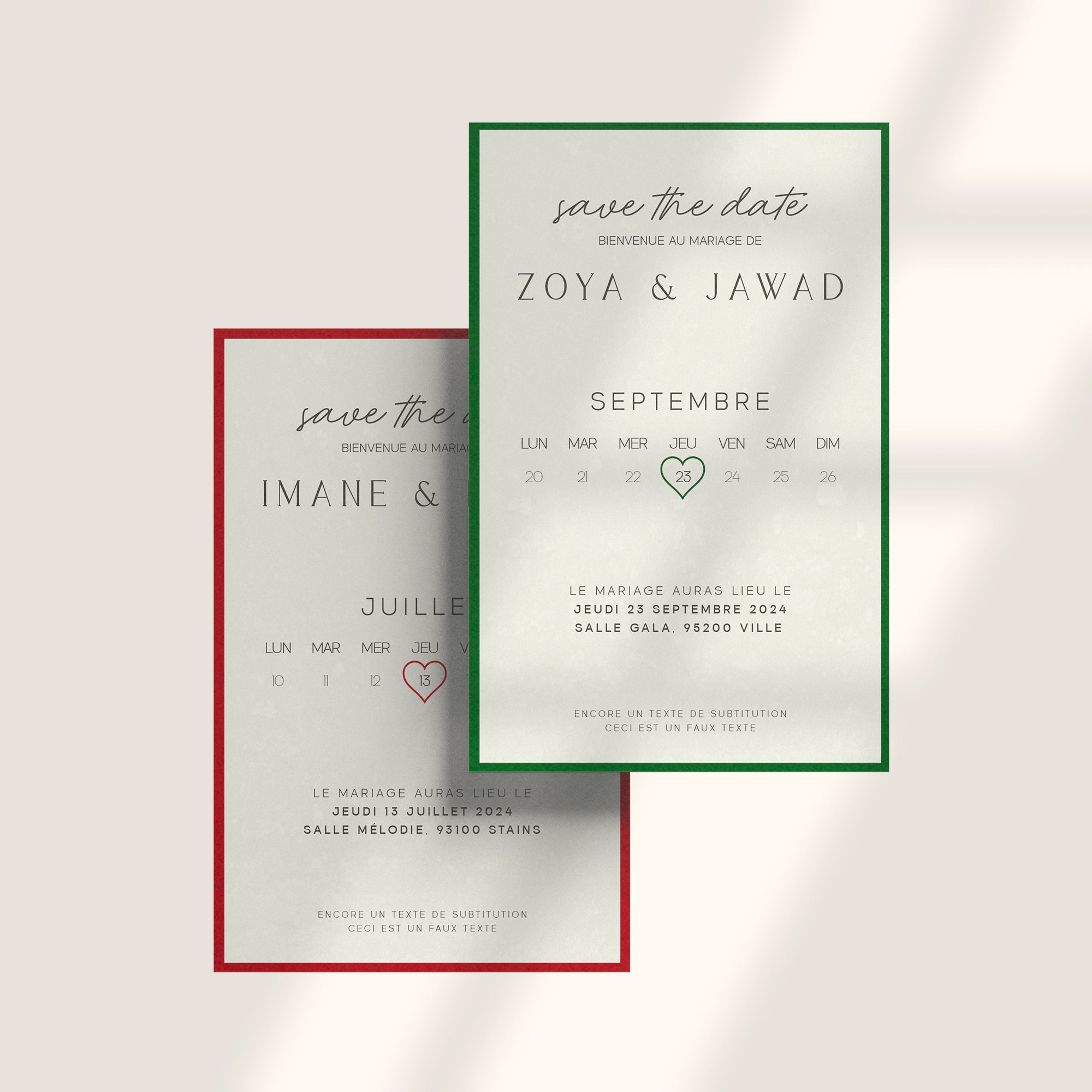 Mini Faire-parts 10x15